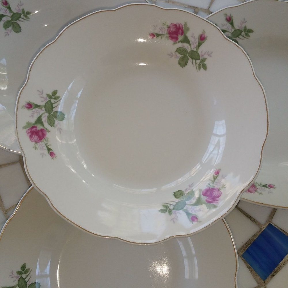 Emerald Collection Very RARE China Fruit Bowls 4 Piece sets Primroses